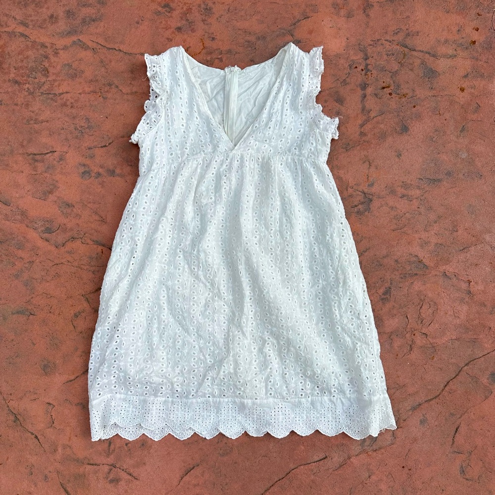 Vintage White Lace Dress Romper